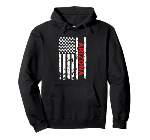 Arizona Herren & Damen Pullover Hoodie von Arizona USA Flag