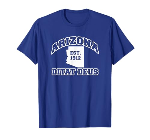 Arizona Souvenir Vacation Est. 1912 Ditat Deus Erwachsene Kinder T-Shirt von Arizona Vacation Souvenir by AZ