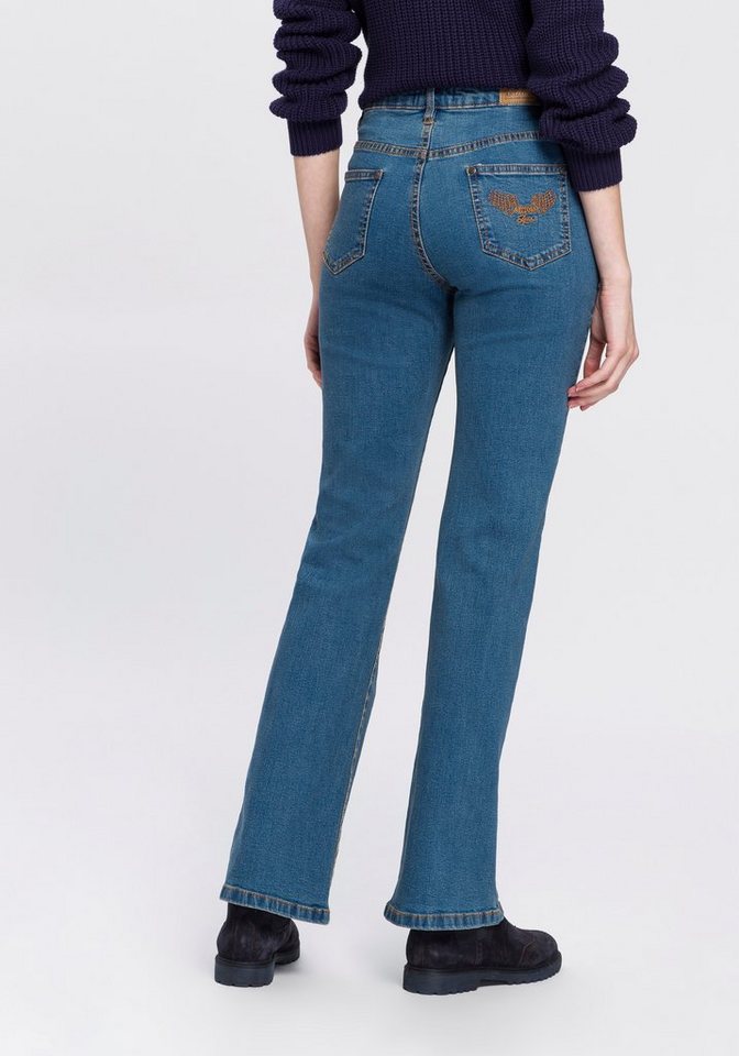 Arizona Bootcut-Jeans Comfort-Fit High Waist von Arizona