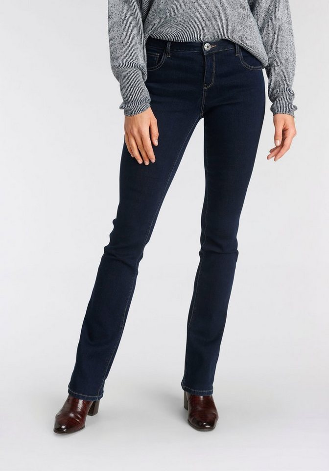 Arizona Bootcut-Jeans Ultra-Stretch Mid-Waist von Arizona