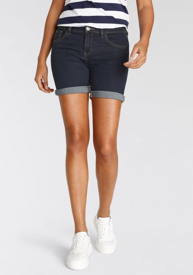 Arizona Jeansshorts Ultra-Stretch Mid-Waist von Arizona