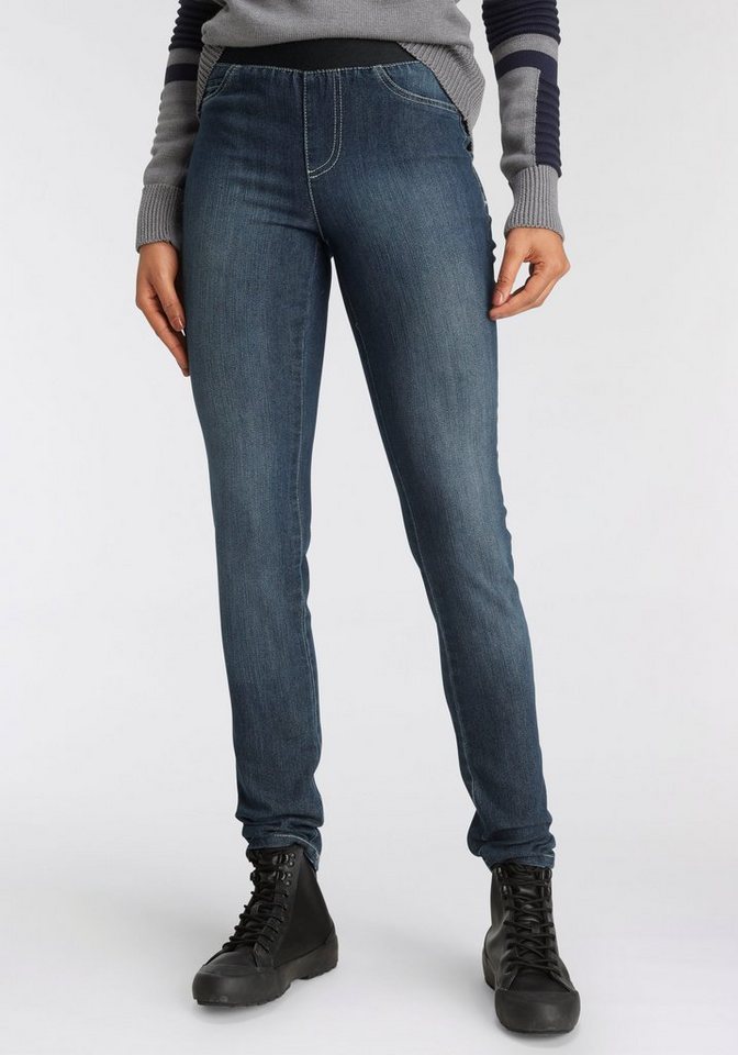 Arizona Skinny-fit-Jeans Mid Waist Comfort-Stretch von Arizona