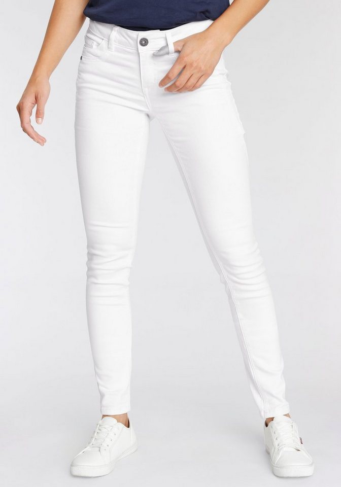 Arizona Skinny-fit-Jeans mit Keileinsätzen Low Waist von Arizona