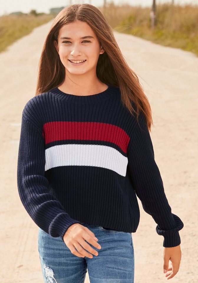 KIDSWORLD Strickpullover in weiter, kurzer Form von KIDSWORLD