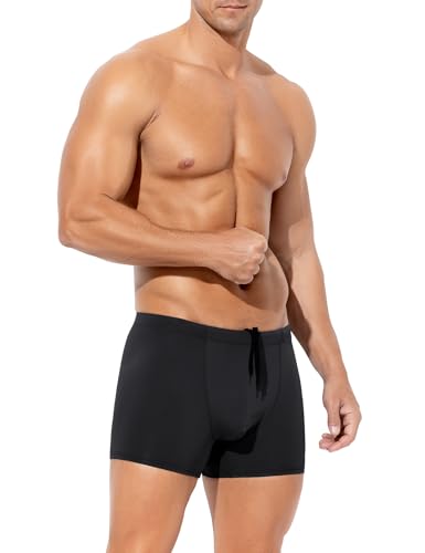 Arjen Kroos Badehose Herren Badeshorts Kurz Badehosen Männer Eng Boxer Schwimmhose Bademode Swimming Shorts mit Tunnelzug von Arjen Kroos