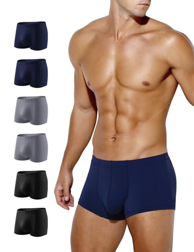 Arjen Kroos Boxershorts Herren 6er Pack Unterhosen Männer Ohne Kratzenden Zettel Atmungsaktive Unterwäsche (Gr. S - 2XL) von Arjen Kroos