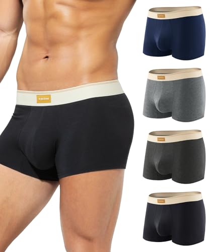 Arjen Kroos Boxershorts Herren Baumwolle 4er Pack Unterhosen Männer Retroshorts Unterwäsche Boxer (Gr. S - 2XL) von Arjen Kroos