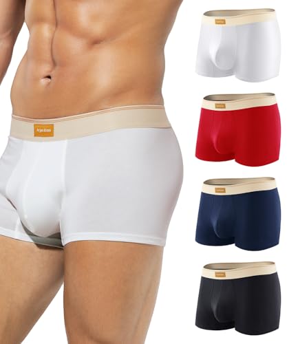 Arjen Kroos Boxershorts Herren Baumwolle 4er Pack Unterhosen Männer Retroshorts Unterwäsche Boxer (Gr. S - 2XL) von Arjen Kroos
