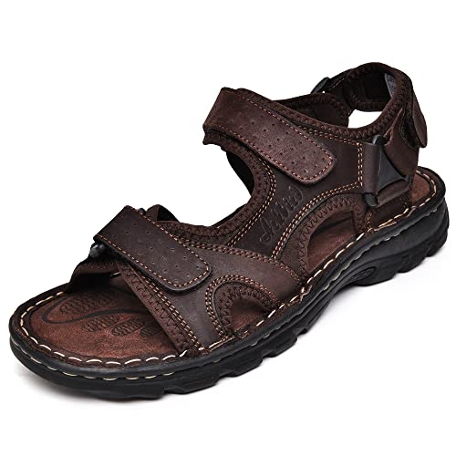 Arkbird Herren Sportsandalen aus Nubukleder Coffee, Nubuck Coffee (2001), 48 EU von Arkbird