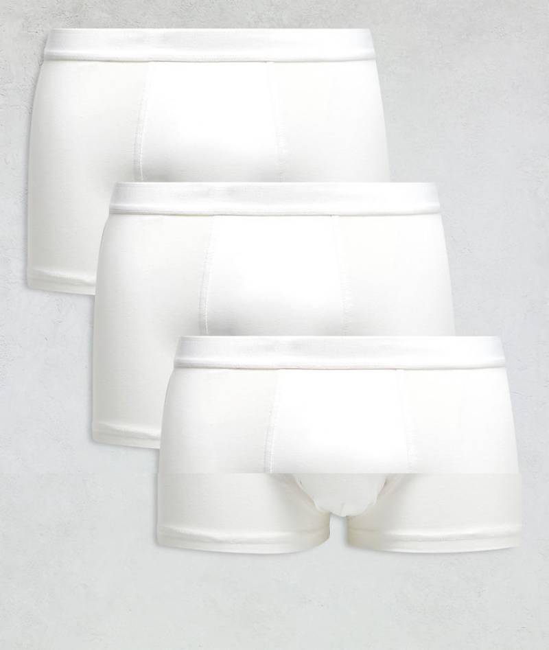 ARKET - 3er-Pack hochwertige, eng geschnittene Boxershorts aus Baumwolle in Weiß von Arket