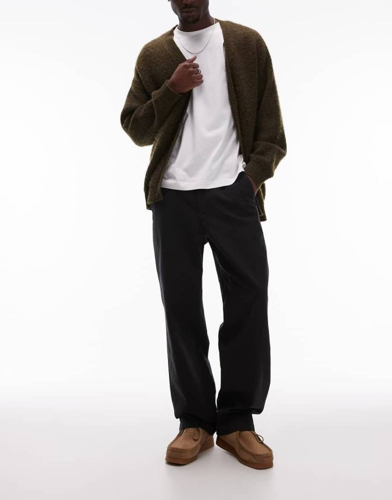 ARKET - Locker geschnittene Hose aus Canvas in Schwarz von Arket