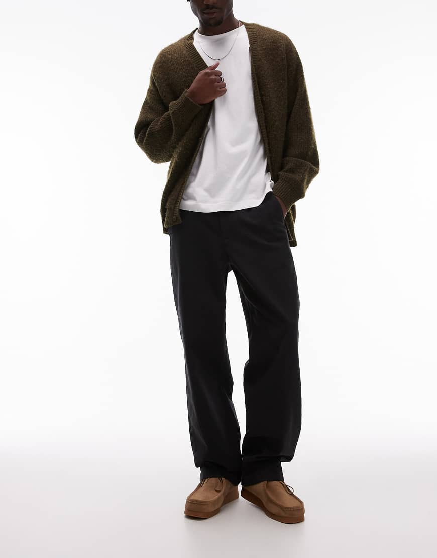 ARKET - Locker geschnittene Hose aus Canvas in Schwarz von Arket