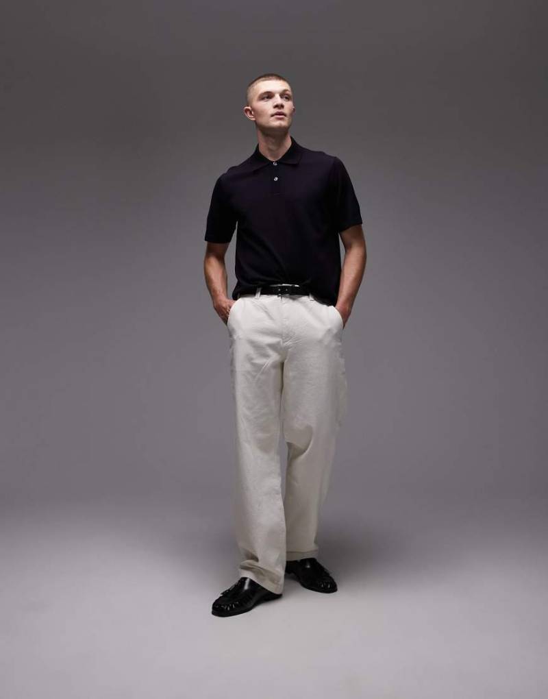 ARKET - Lockere Hose aus Canvas in Weiß von Arket