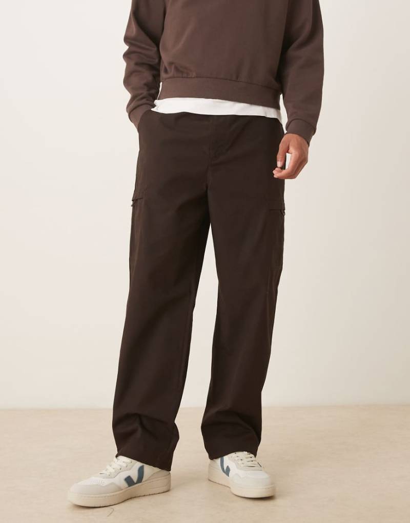 ARKET - Minimalistische Cargohose in Braun-Brown von Arket