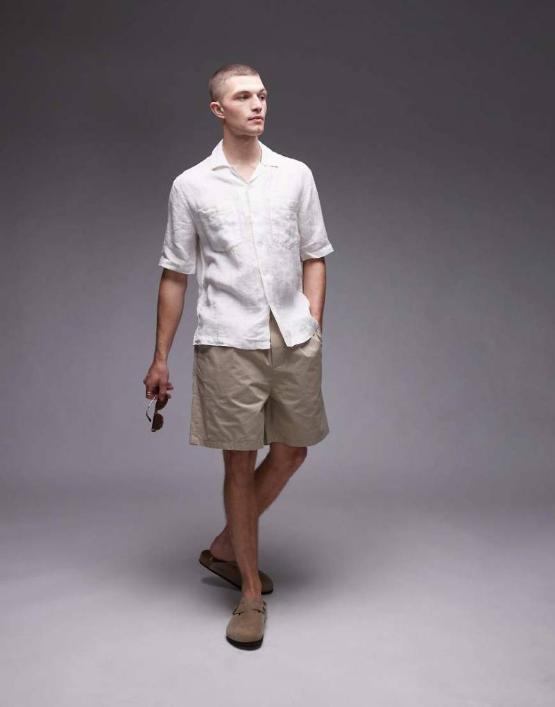 ARKET - Pull-on-Shorts in Beige aus Baumwolle-Neutral von Arket