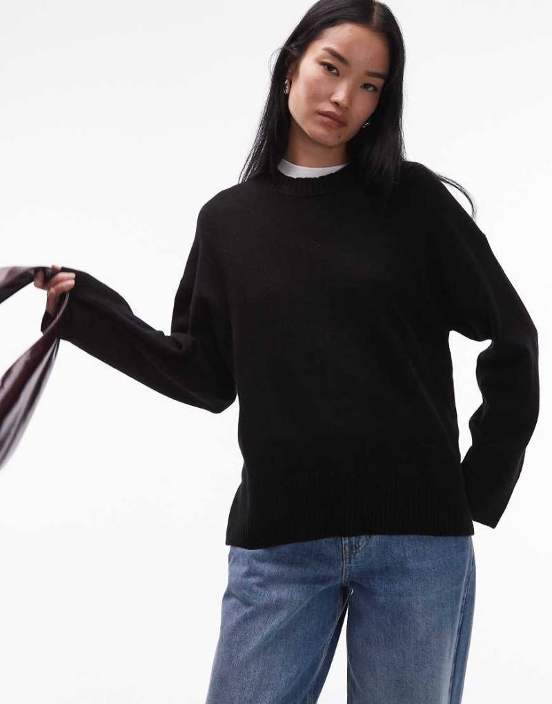 ARKET - Relaxed-Fit-Pullover aus reinem Kaschmir in Schwarz ARKET - Relaxed-Fit-Pullover aus reinem Kaschmir in Schwarz von Arket