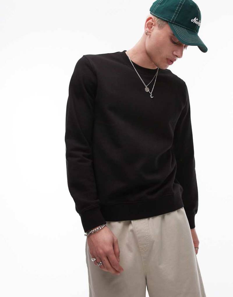 ARKET - Relaxed-Fit-Sweatshirt aus Terry-Stoff in Schwarz von Arket