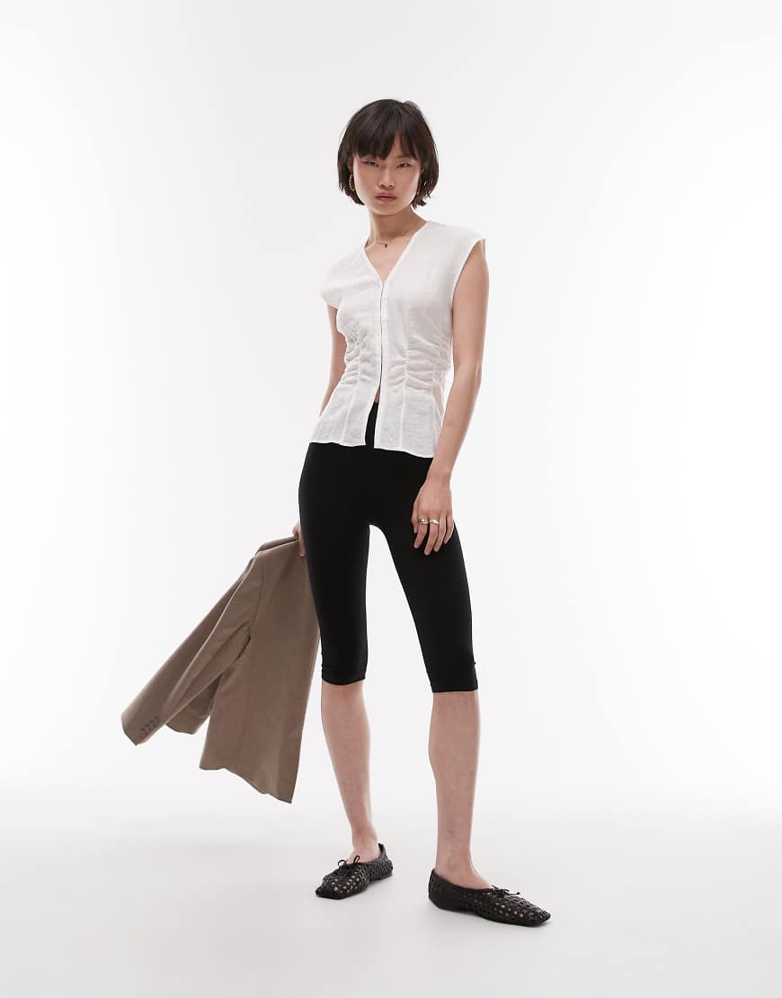 ARKET - Superweiche Capri-Leggings in Schwarz von Arket