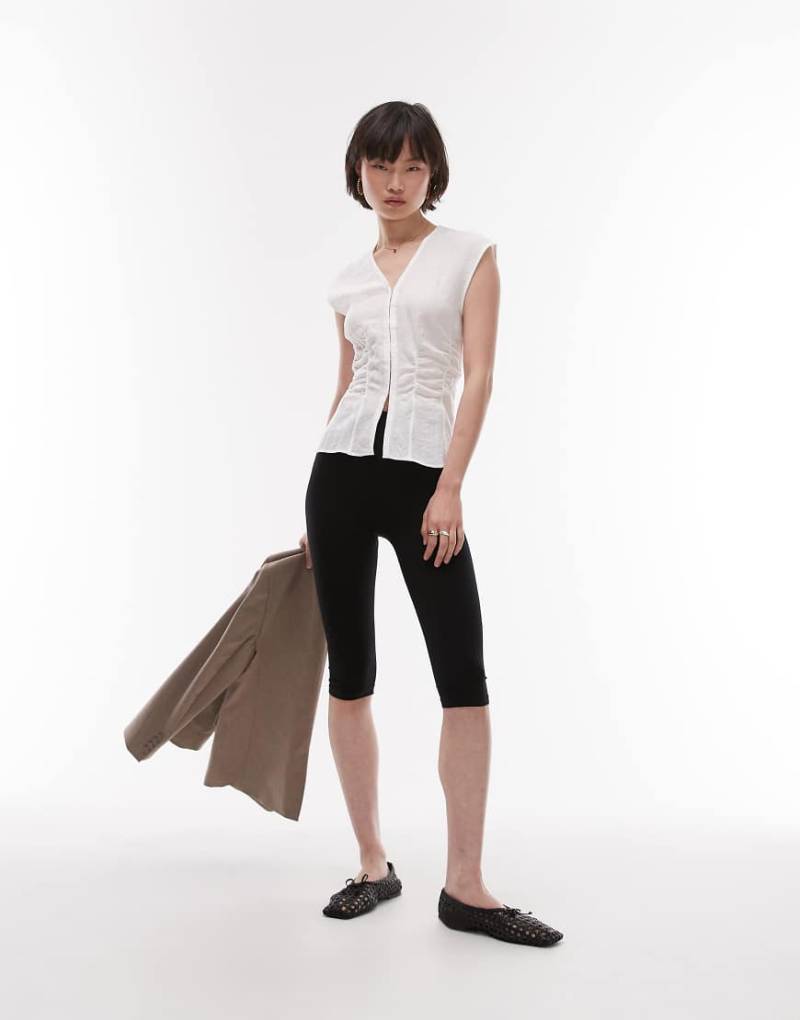 ARKET - Superweiche Capri-Leggings in Schwarz ARKET - Superweiche Capri-Leggings in Schwarz von Arket