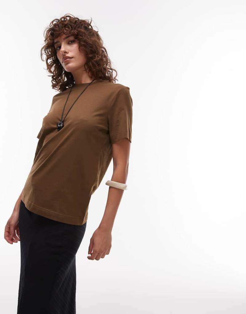 ARKET - T-Shirt in Mokkabraun von Arket