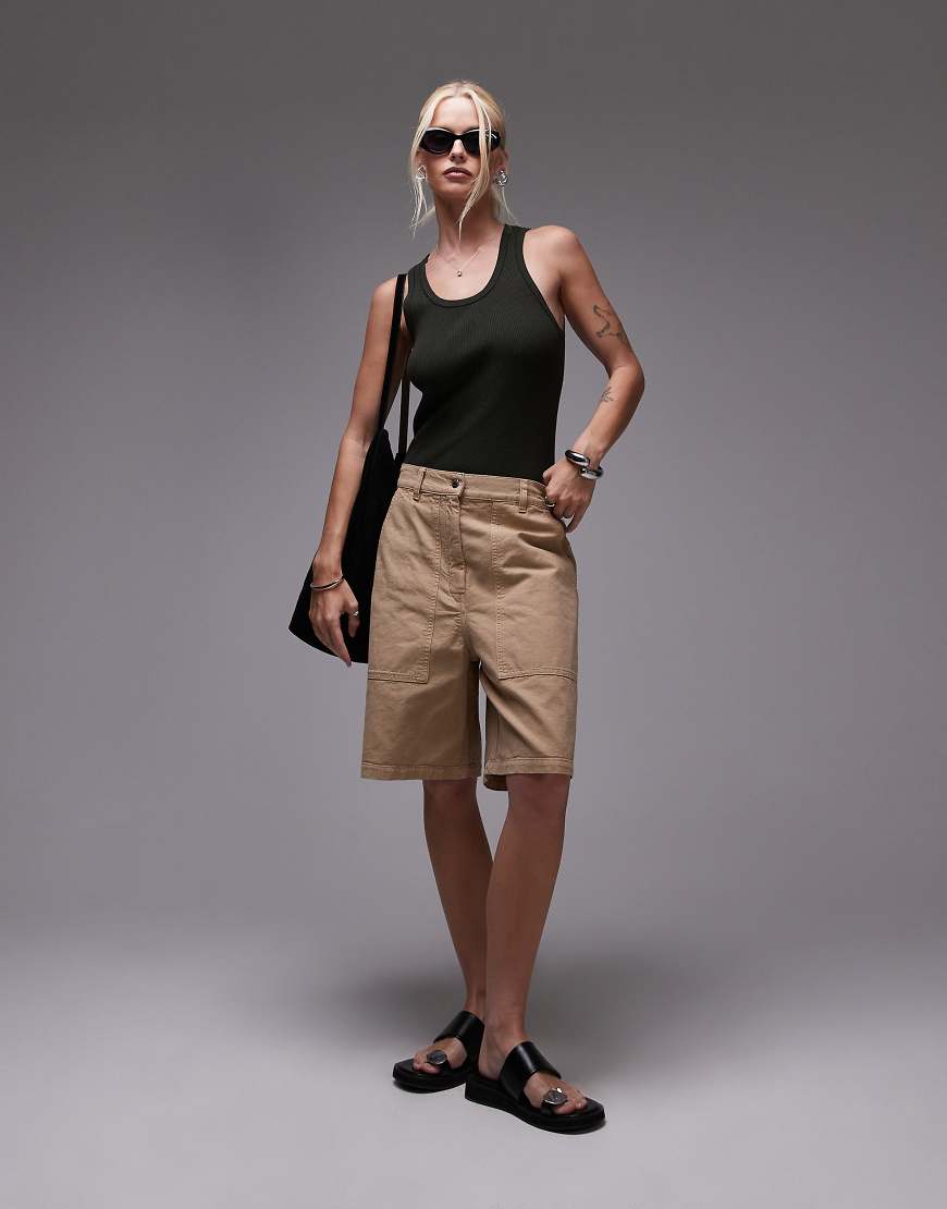 ARKET - Utility-Bermudashorts aus Baumwolle in Beige-Neutral von Arket
