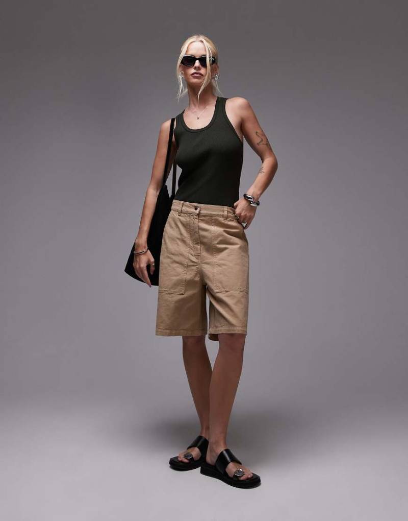 ARKET - Utility-Bermudashorts aus Baumwolle in Beige-Neutral von Arket