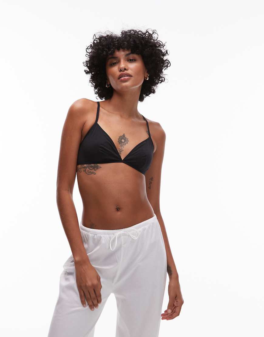 ARKET - Weicher BH aus Baumwolle in Schwarz von Arket