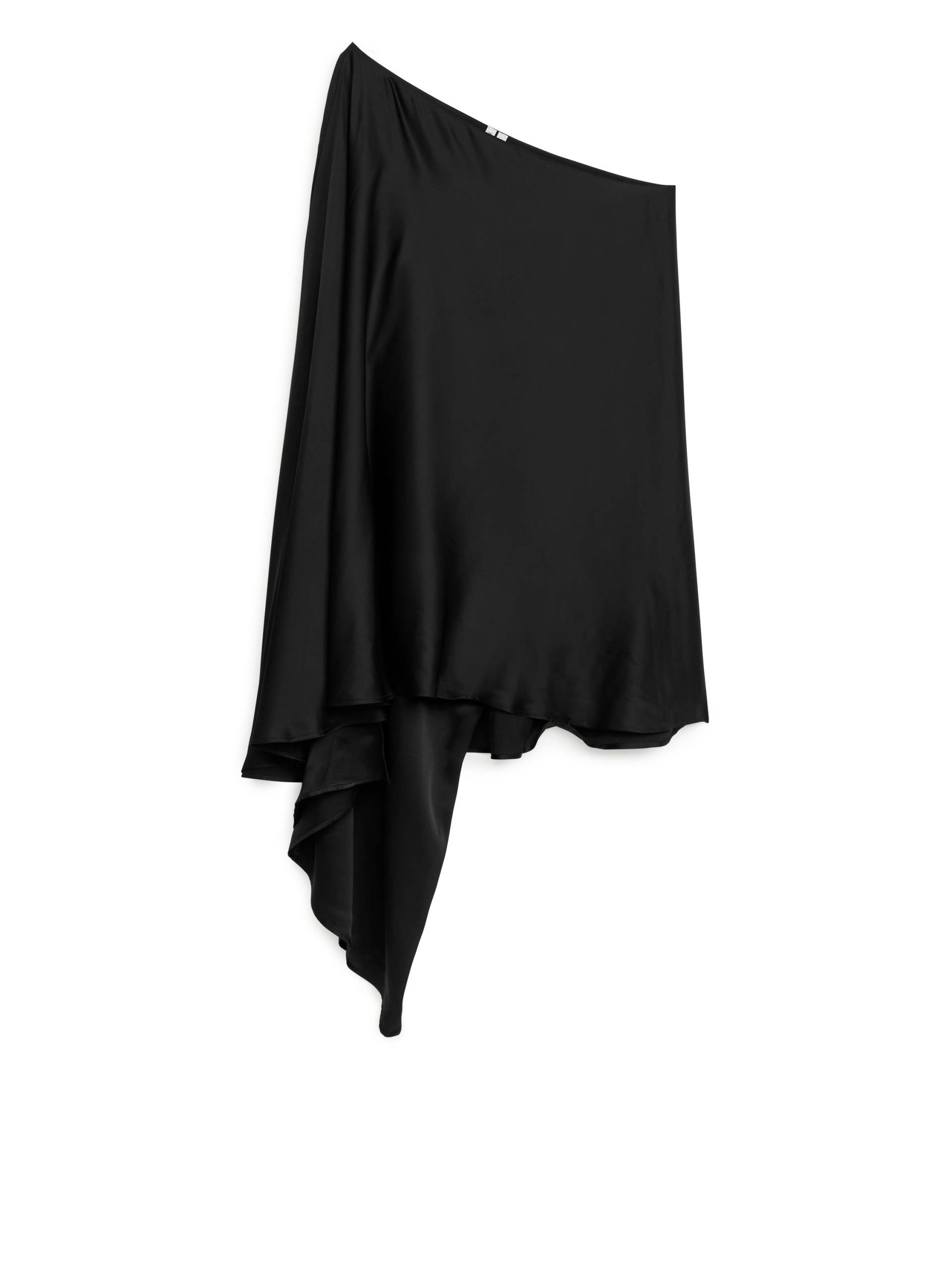 Arket Asymmetrisches Midikleid Schwarz, Alltagskleider in Größe 40. Farbe: Black von Arket