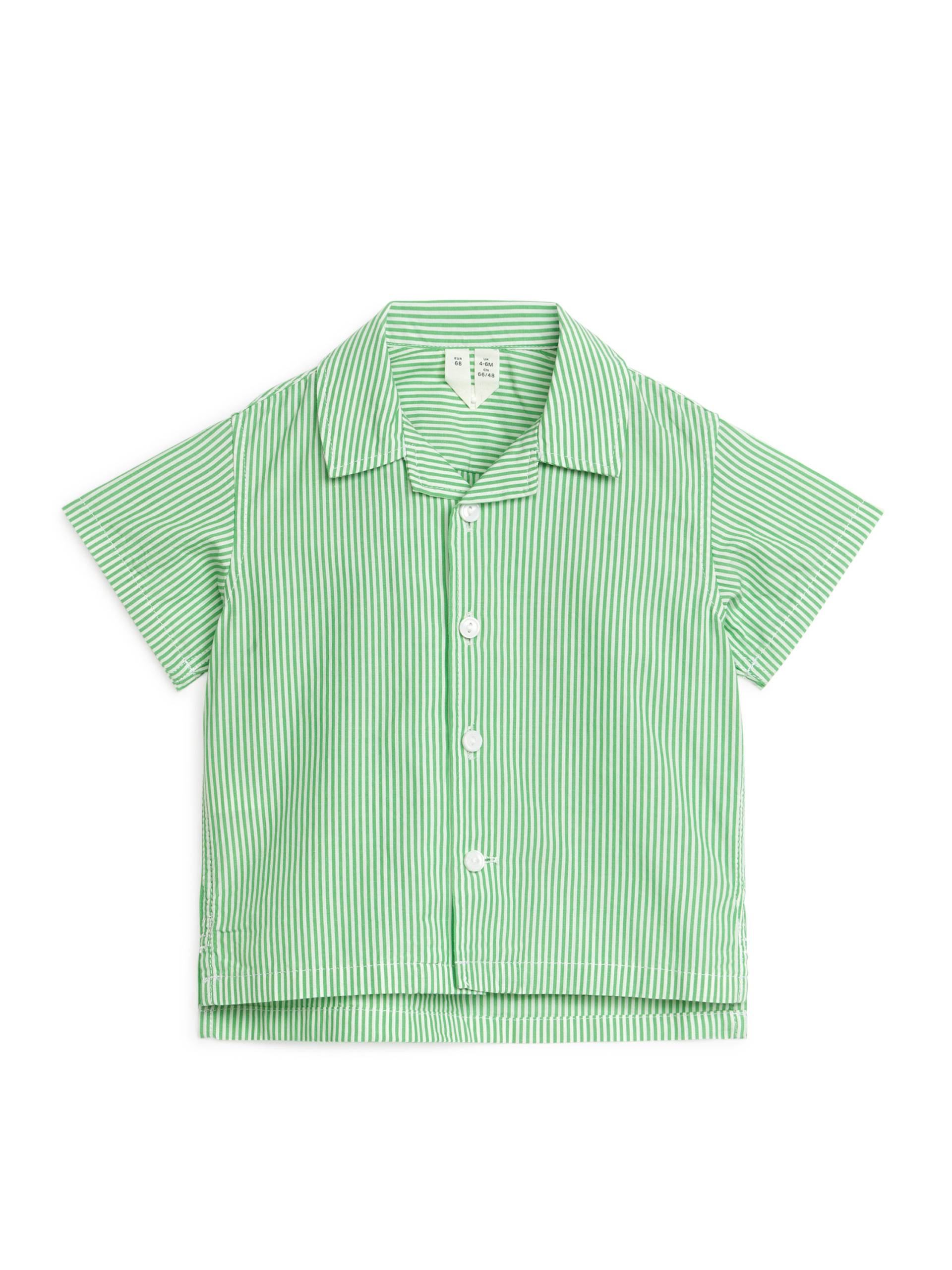 Arket Baby-Freizeithemd, Hemden & Blusen in Größe 62. Farbe: Green/white von Arket
