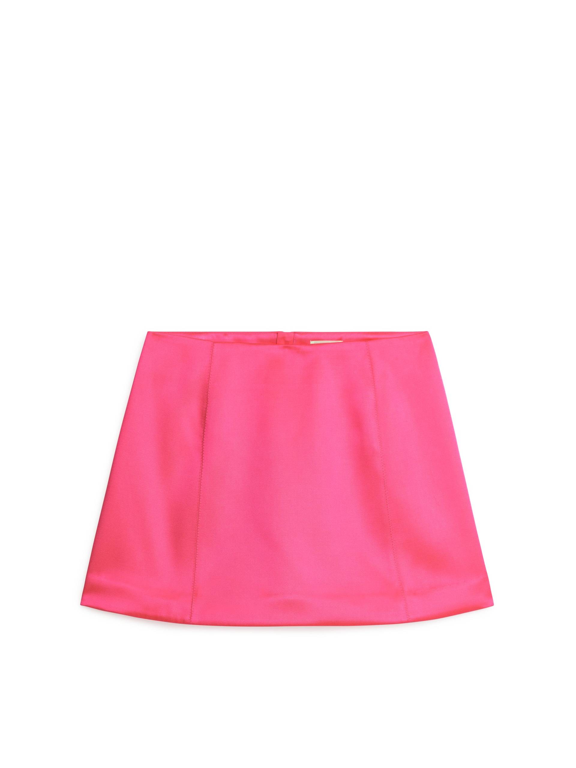 Arket Minirock aus Satin Rosa, Röcke in Größe 40. Farbe: Pink 004 von Arket