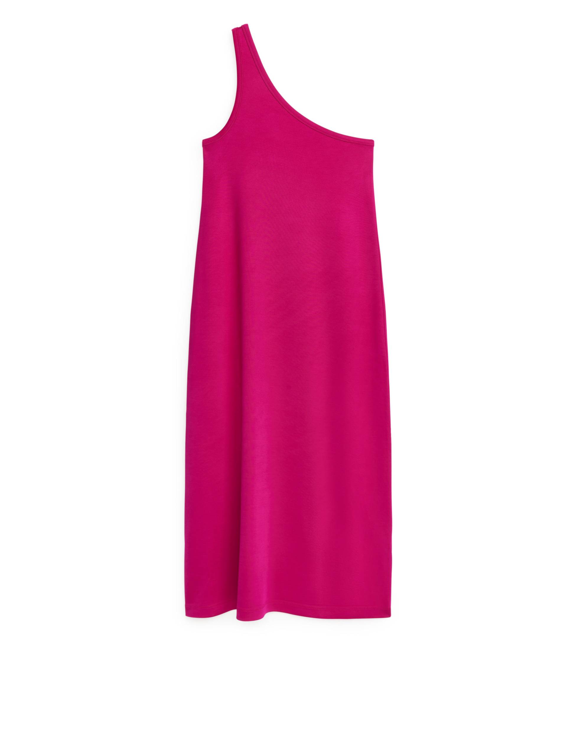 Arket One Shoulder Jersey Dress Pink, Alltagskleider in Größe S von Arket