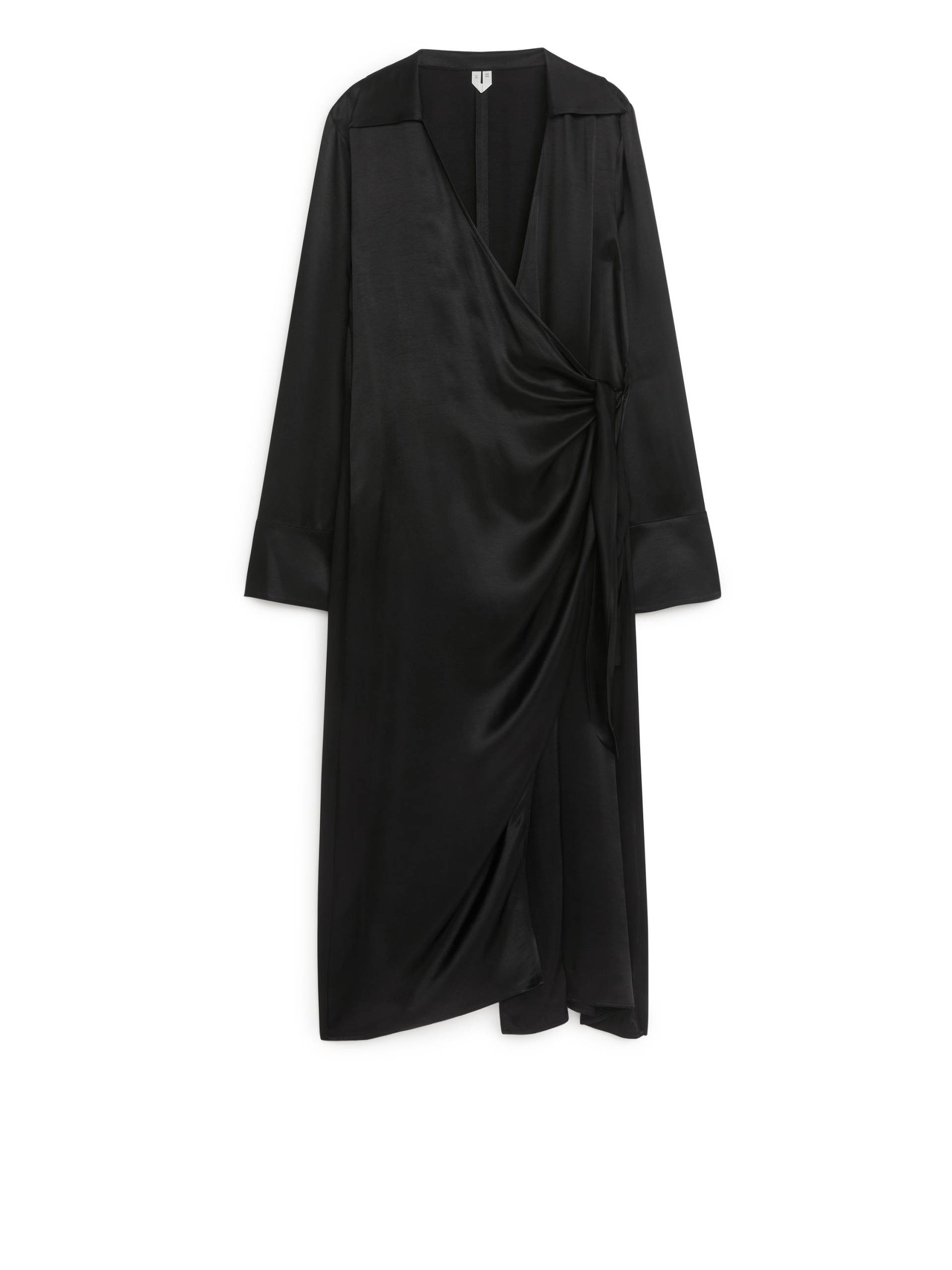 Arket Wickelkleid Schwarz, Party kleider in Größe 34. Farbe: Black von Arket