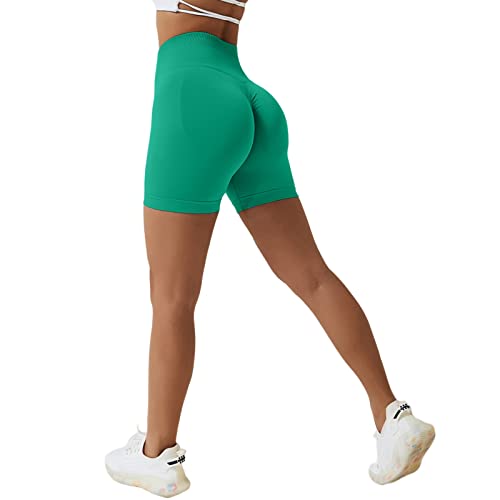 Arkim Sport Shorts Damen, Scrunch Butt High Waisted Kurze Sporthose Damen, Push Up Booty Nahtlos Biker Yoga Leggings Fitness Gym Shorts von Arkim