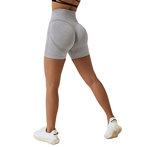 Arkim Sport Shorts Damen, Scrunch Butt High Waisted Kurze Sporthose Damen, Push Up Booty Nahtlos Biker Yoga Leggings Fitness Gym Shorts von Arkim