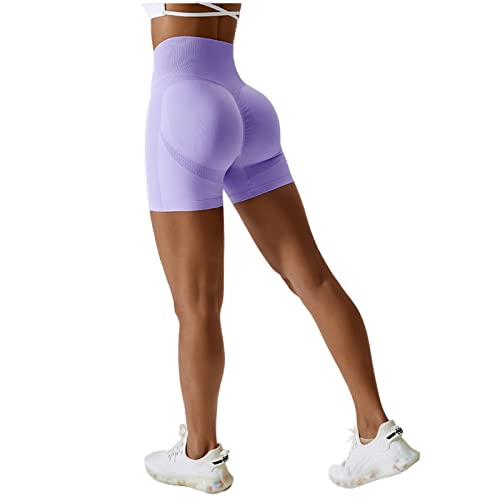 Arkim Sport Shorts Damen, Scrunch Butt High Waisted Kurze Sporthose Damen, Push Up Booty Nahtlos Biker Yoga Leggings Fitness Gym Shorts von Arkim