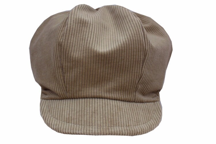 Beige Rasta-Mütze Aus Cord, Milleraies Oder Extrabreiten Rippen von ArlekinCreation