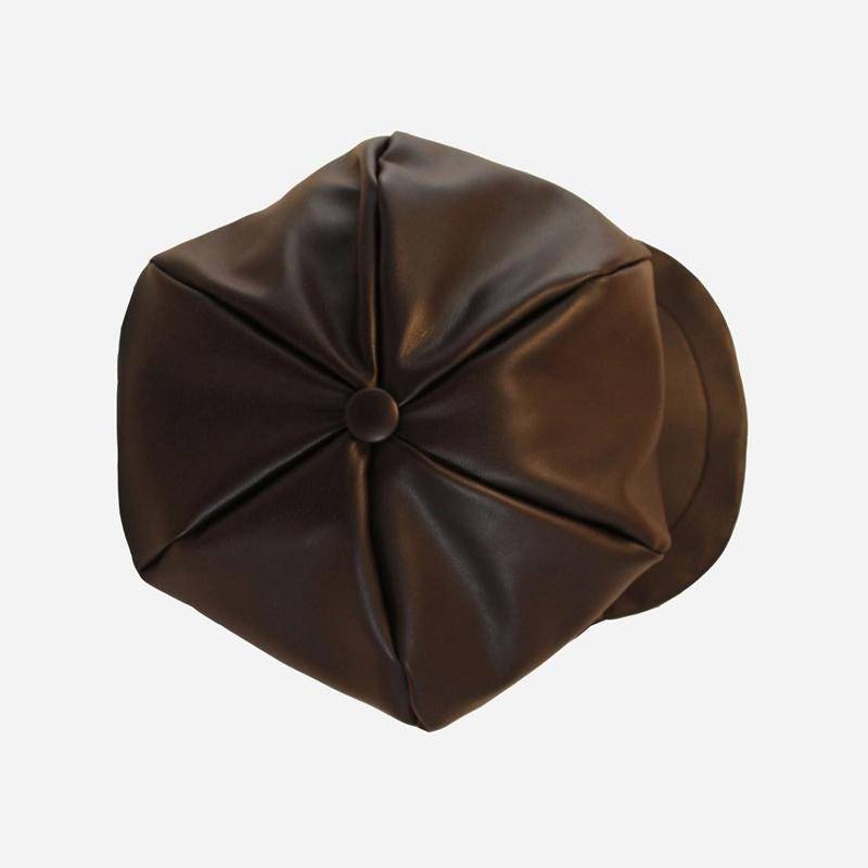 Braune Rasta-Kappe Aus Kunstleder - Spezielle Dreadlocks Braune Rasta-Kappe Aus Kunstleder - Spezielle Dreadlocks von ArlekinCreation