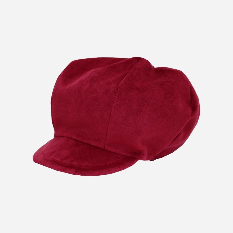 Burgunderrote Kurze Rasta-Mütze Aus Samt - Spezielle Dreadlocks von ArlekinCreation