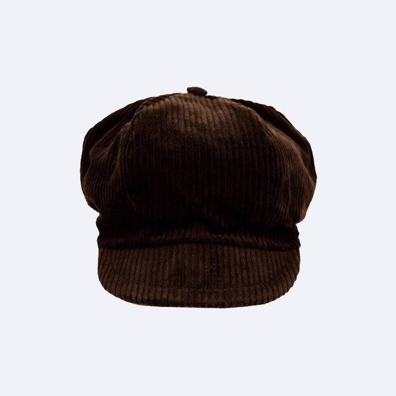 Dunkelbraune Ballonmütze Aus Cord von ArlekinCreation