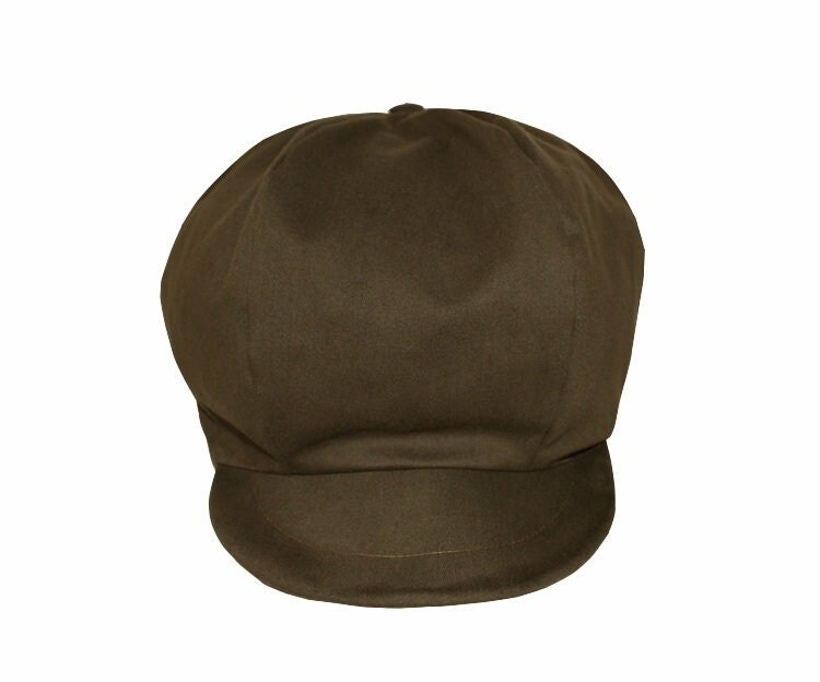 Gavroche-Mütze/Baumwoll-Gabardine in Khaki Oder Grau Gavroche-Mütze/Baumwoll-Gabardine in Khaki Oder Grau von ArlekinCreation