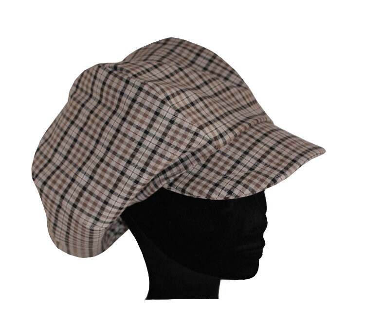 Rasta Karierte Mütze/Hahnentrittmuster - Spezielle Dreadlocks von ArlekinCreation