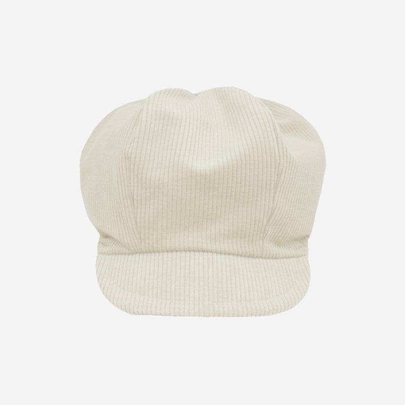 Mütze Im Ballonstil Aus Cremefarbenem Cord von ArlekinCreation