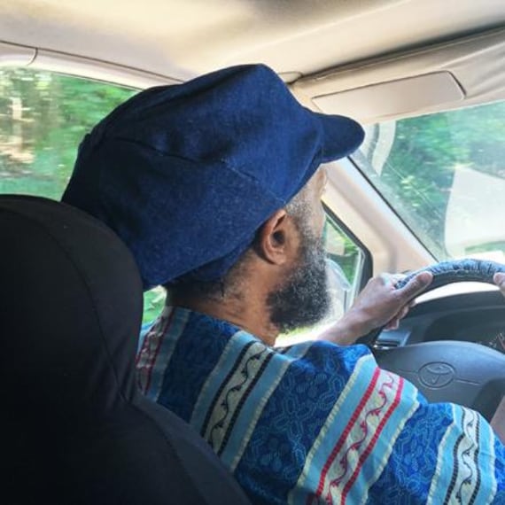 Rasta Denim Cap - Spezielle Dreadlocks von ArlekinCreation