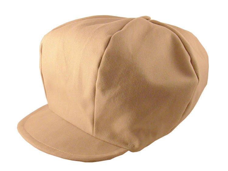 Rasta-Mütze Aus Beigem Gabardine - Spezielle Dreadlocks von ArlekinCreation