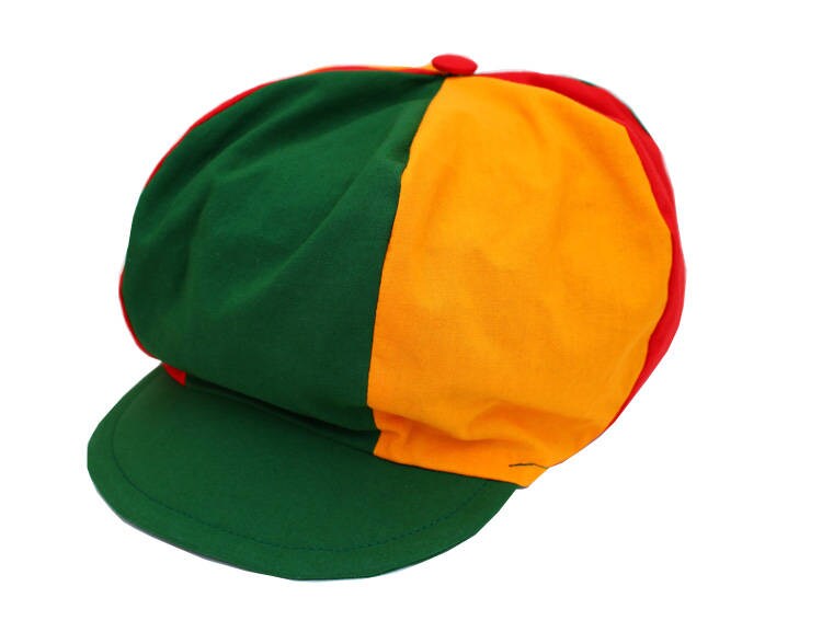 Rasta Tricolor Colors Cap Aus Baumwolle von ArlekinCreation