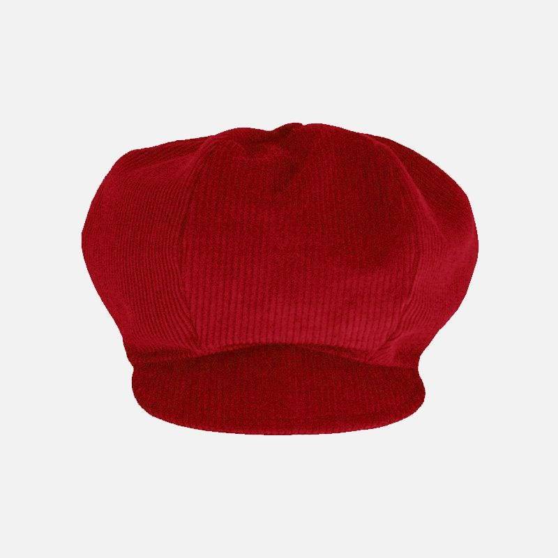 Rote Rasta-Mütze Aus Rotem Cord von ArlekinCreation