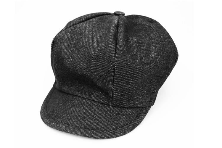 Schwarze Jeans-Ballonmütze von ArlekinCreation