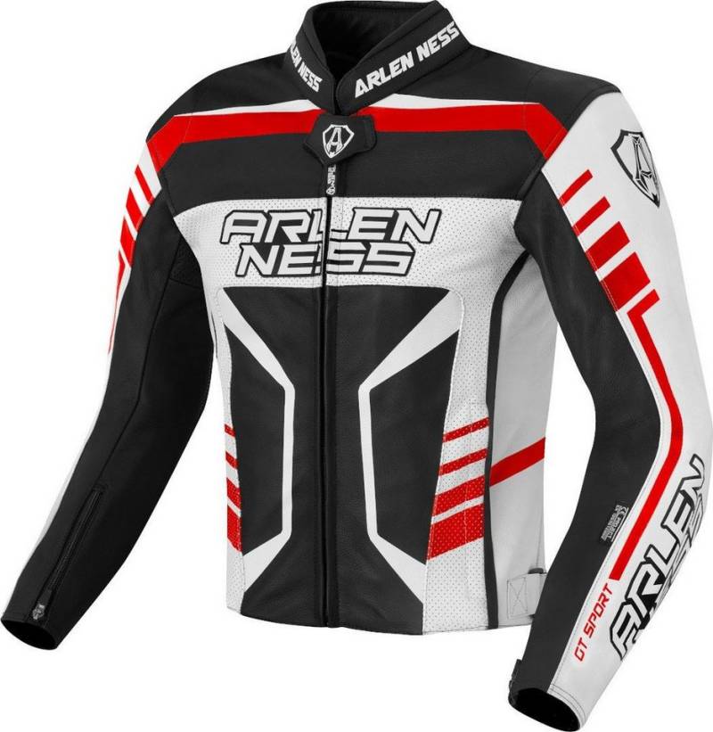 Arlen Ness Motorradjacke Rapida 2 Motorrad Lederjacke perforiert,herausnehmbares Innenfutter,herausnehmbare Membrane von Arlen Ness