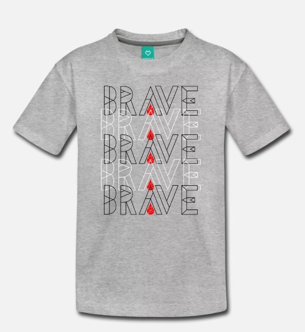 Kind T-Shirt-Brave Brave - Blutungsstörungen Bewusstseins-T-Shirt von ArloandMarieDesigns