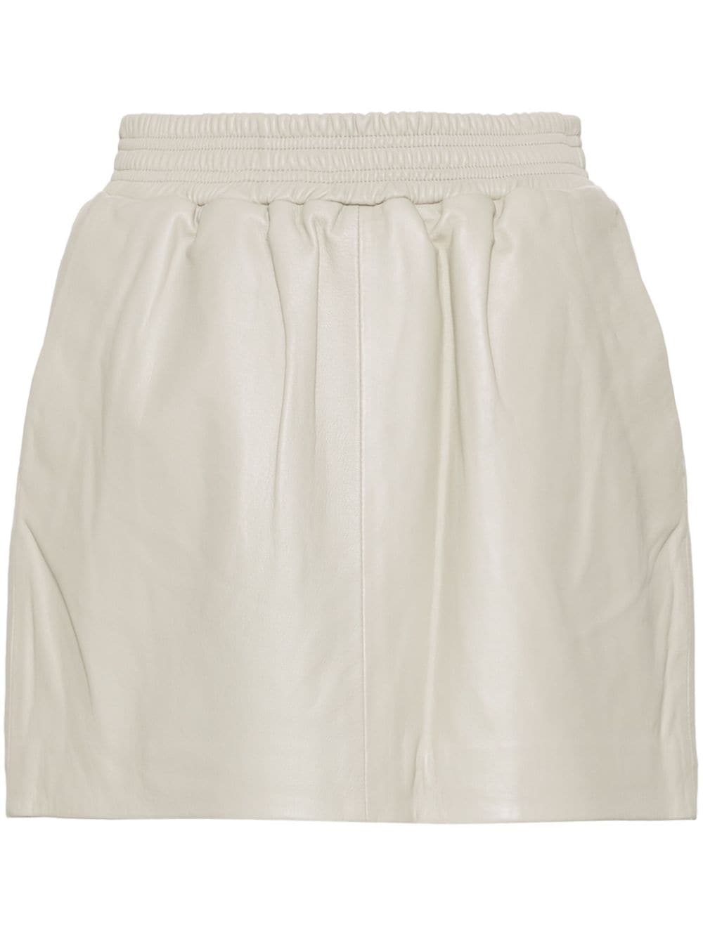 Arma Mare leather skirt - Nude von Arma